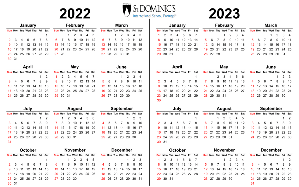 Calendar & Term Dates - St. Dominic's